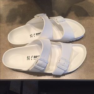 BRAND NEW White Birkenstock’s